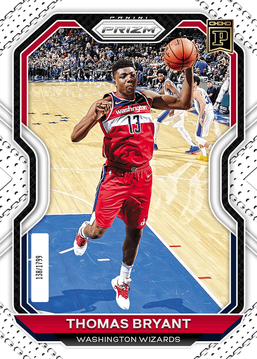 20 21 Prizm Base Thomas Bryant Nba Nft Digital Trading Card Panini America