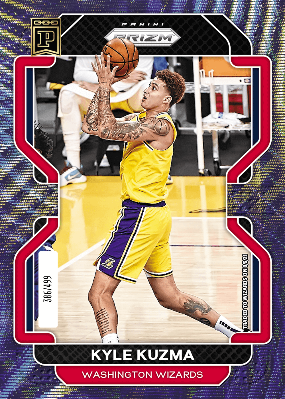 Shop Kyle Kuzma 21-22 NBA Prizm NFT Digital Trading Cards | Panini 