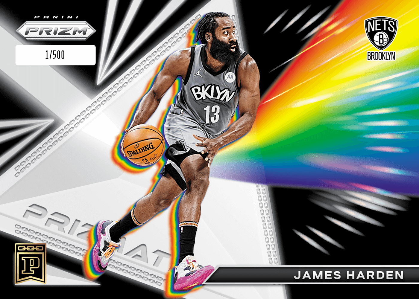 Shop James Harden 21-22 Prizm Silver Prizmatic NFT Digital Trading Cards |  Panini America