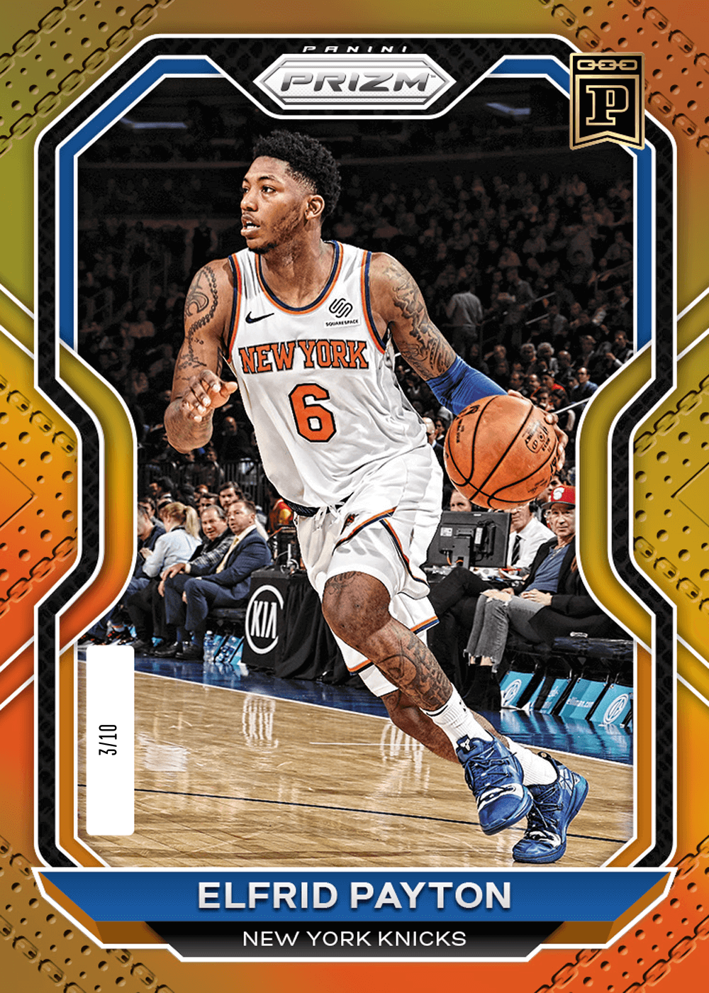 20 21 Prizm Gold Elfrid Payton Nba Nft Digital Trading Card Panini America