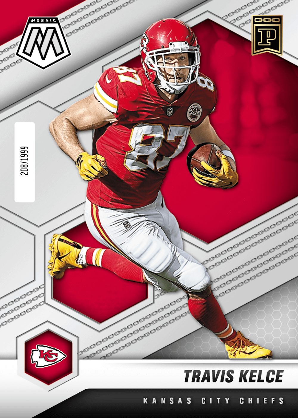 Travis Kelce 2021 Panini Mosaic NFT NFL Digital Trading Card Panini America