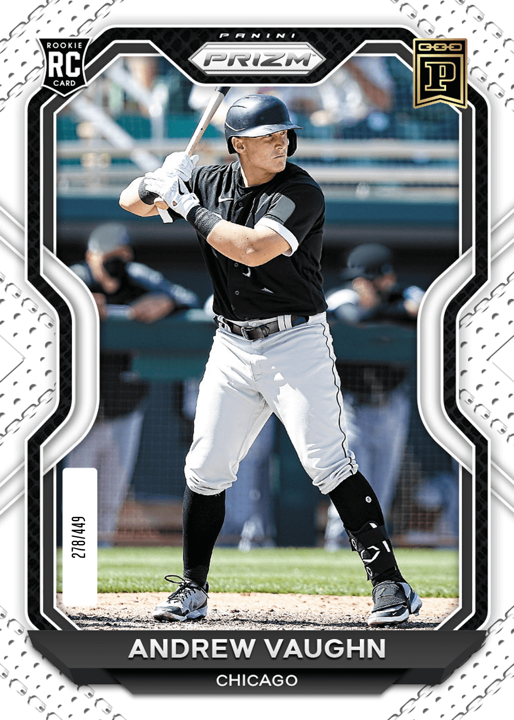 Andrew Vaughn NFT Baseball Prizm Base Trading Cards | Panini America