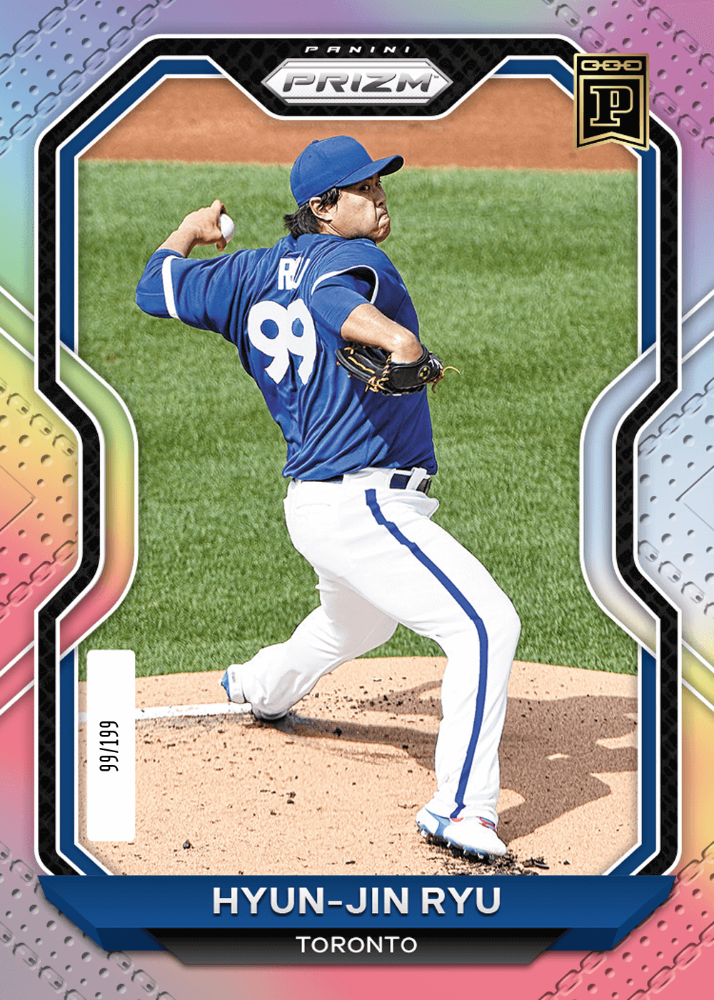 Hyun-Jin Ryu NFT Baseball Prizm Silver Trading Cards