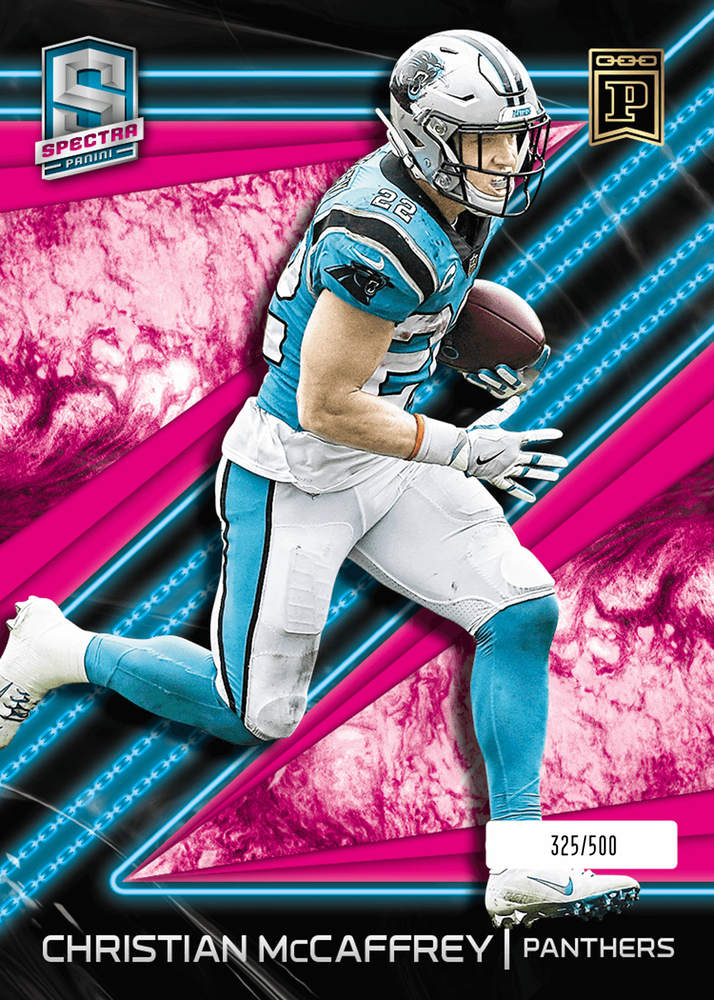 Christian McCaffrey 2021 Panini NFL Sticker Series Mint Card #24