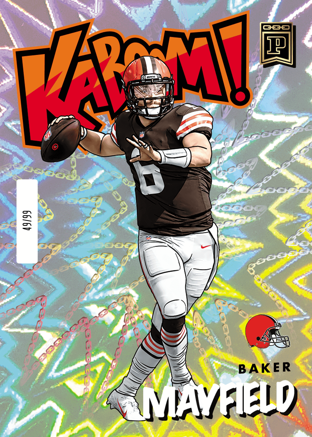 Shop Baker Mayfield 21 NFL Prizm NFT Digital Trading Cards | Panini America