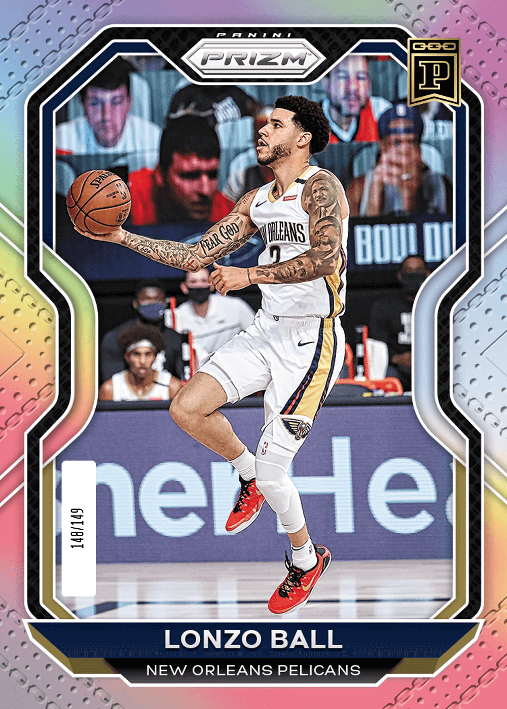 20-21 Lonzo Ball Prizm Silver Base NBA NFT Basketball