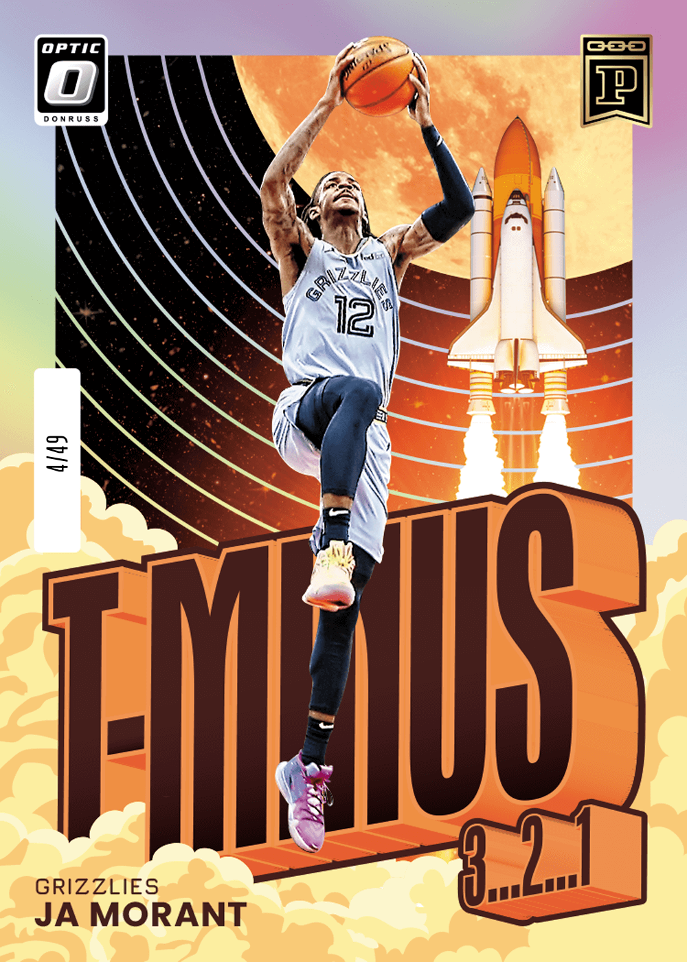 Shop Ja Morant 21-22 NBA Donruss Optic T-Minus 321 Holo 