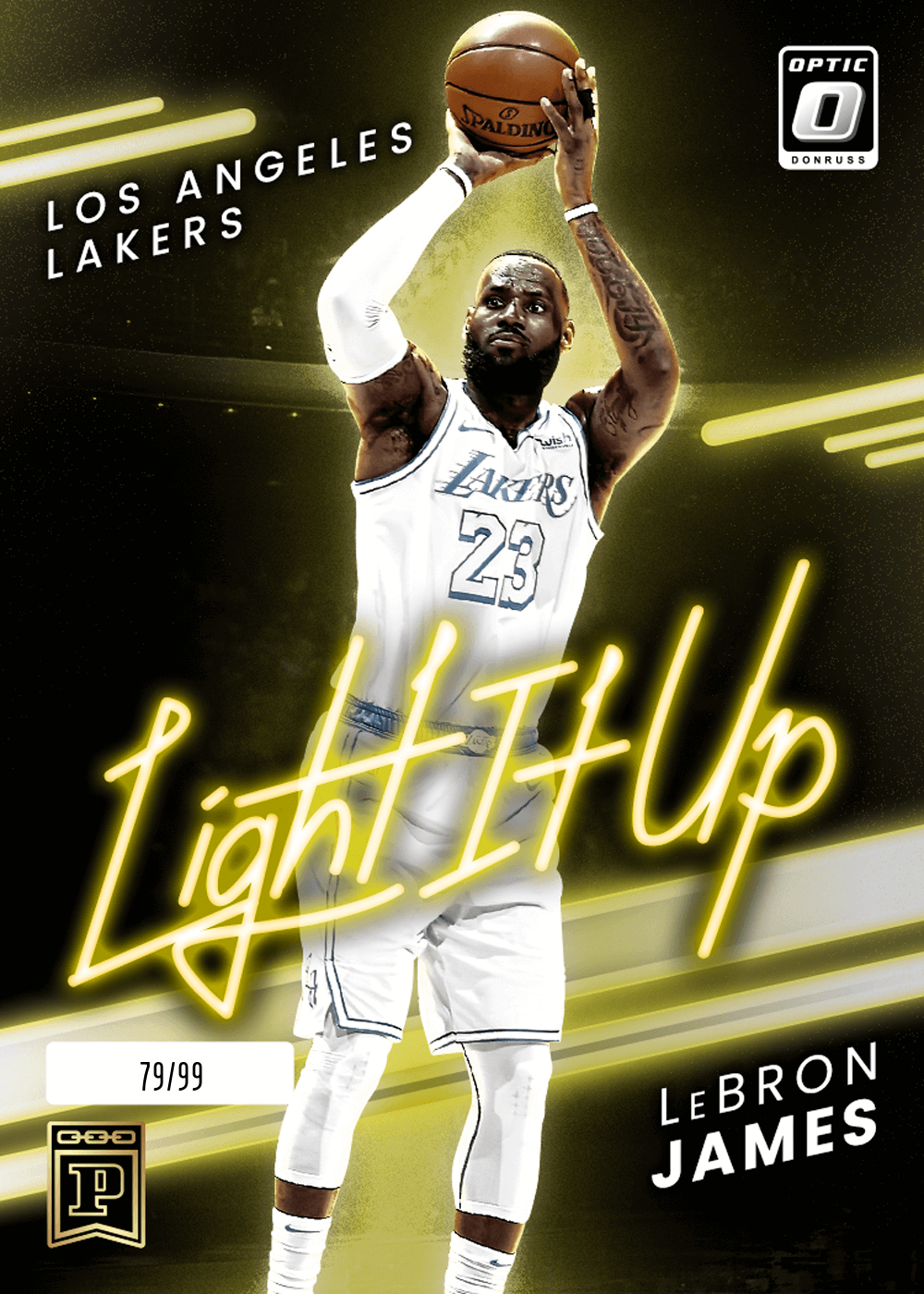 Shop LeBron James 21-22 NBA Donruss Optic Light It Up NFT Digital 