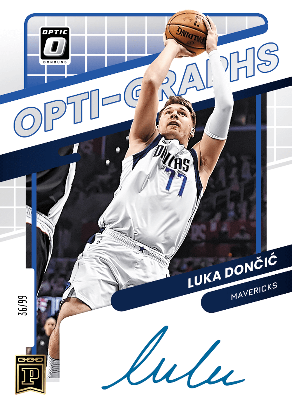 Shop Luka Doncic 21-22 NBA Donruss Optic Opti-Graphs NFT Digital 