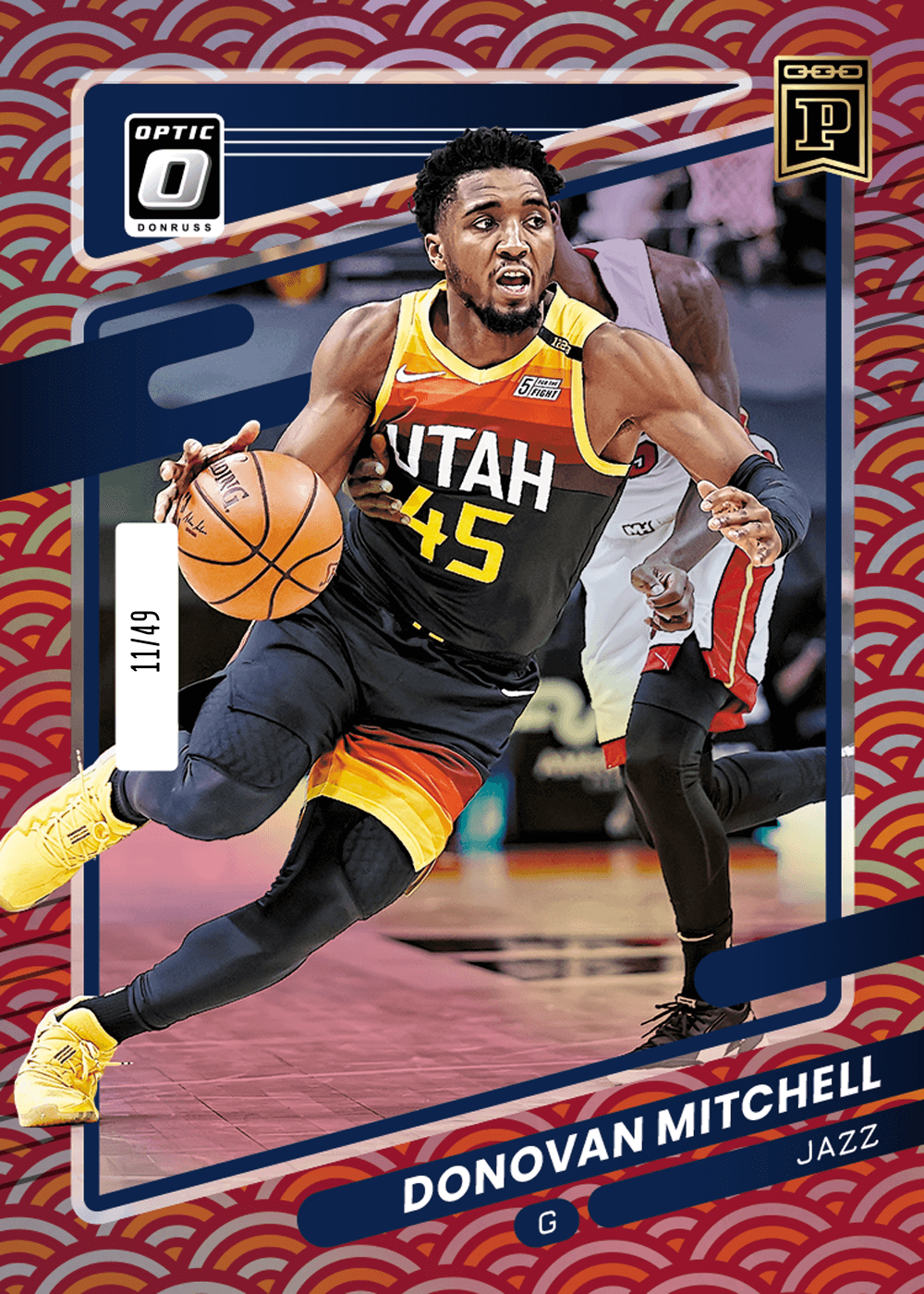 Shop Donovan Mitchell 21-22 NBA Donruss Optic Base Photon