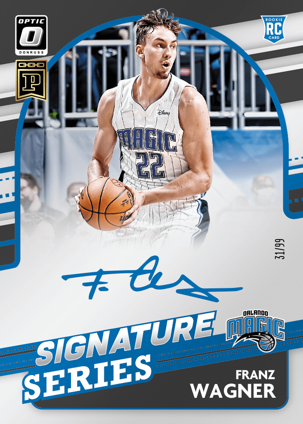 Shop Franz Wagner 21-22 NBA Donruss Optic Signature Series NFT 