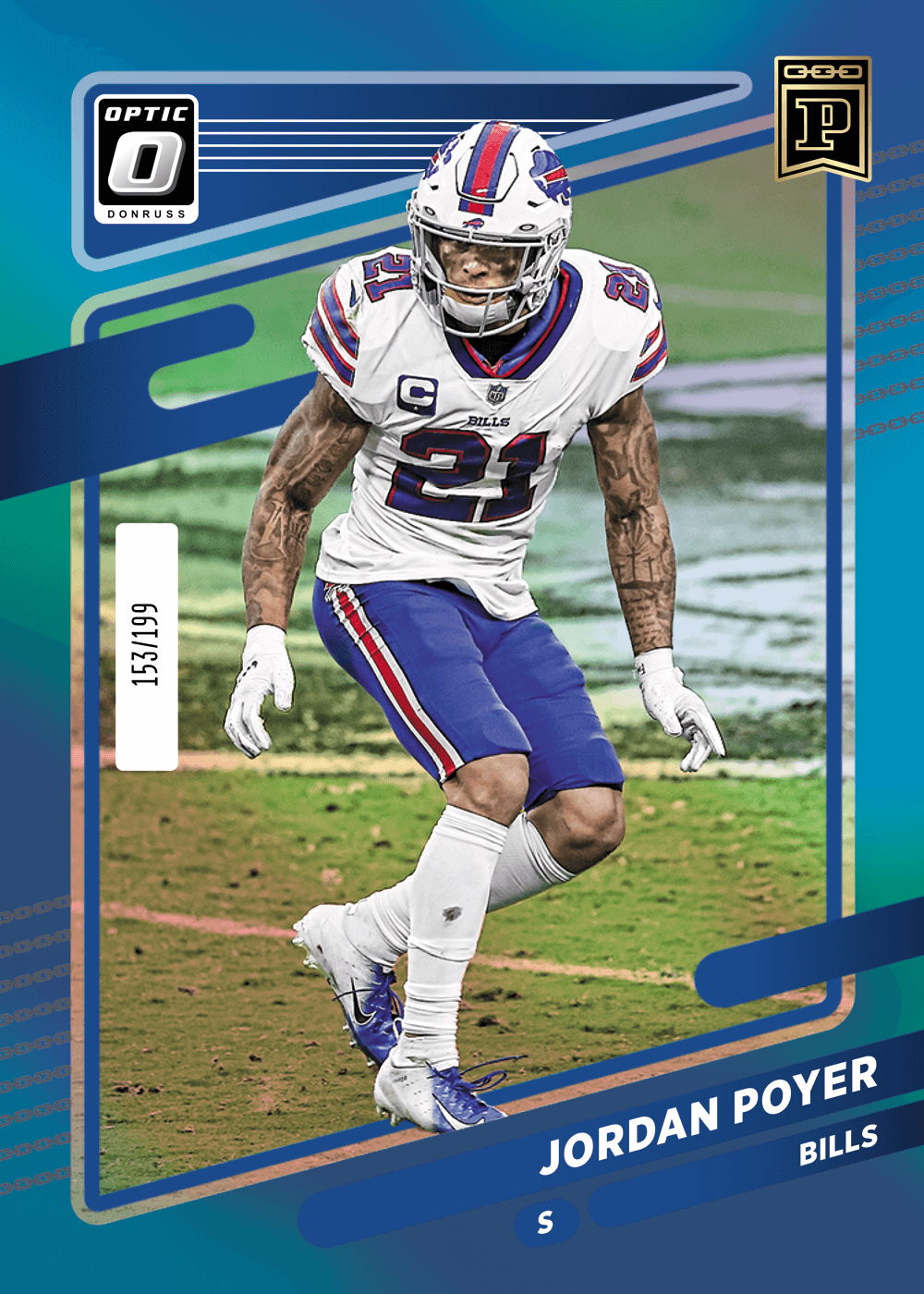 Shop Jordan Poyer 2021 NFL Donruss Optic NFT Digital Trading Cards