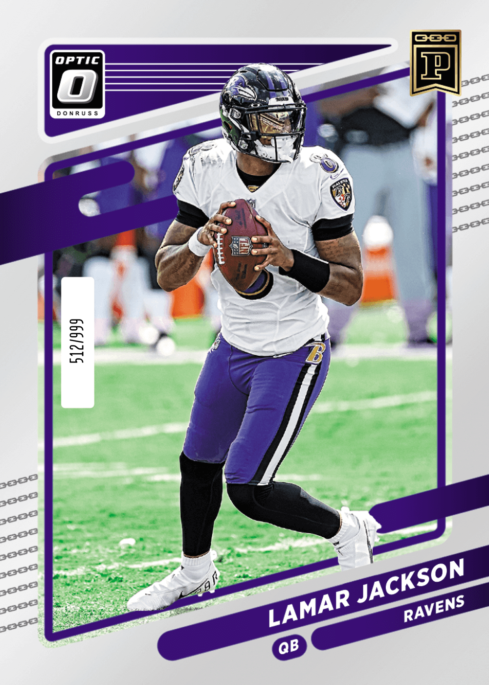 Shop Lamar Jackson 2021 NFL Donruss Optic NFT Digital Trading