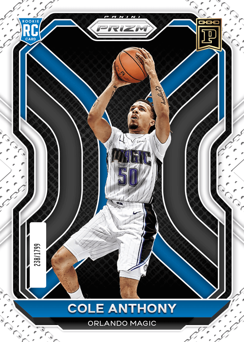 20-21 Prizm Base Cole Anthony NBA NFT Digital Trading Card | Panini America