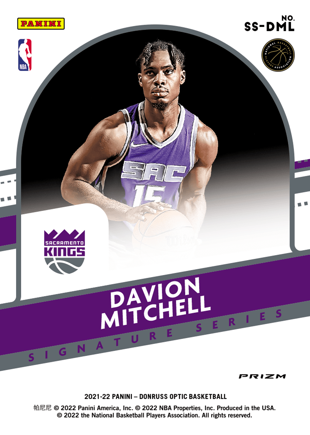 Davion Mitchell Sacramento Kings Fanatics Exclusive Parallel Panini Instant  Mitchell's Near Triple-Double Leads Kings Past Magic Single Rookie Trading  Card - Limited Edition of 99