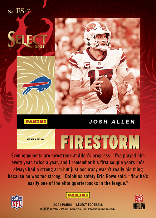 Shop Josh Allen 21 NFL Prizm NFT Digital Trading Cards