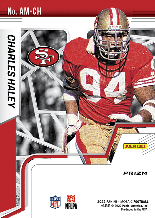 Shop Charles Haley 2022 NFL Mosaic NFT Digital Trading Cards