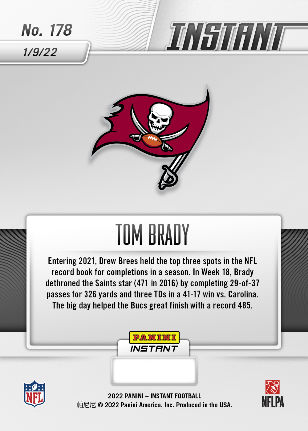 Shop Tom Brady NFT Digital 2021 NFL Instant