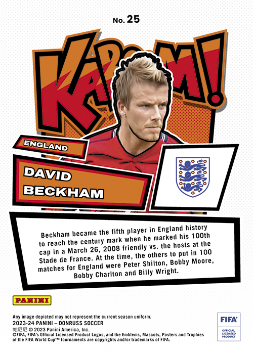 Immaculate soccer ベッカム　ラウール　ファンニステルローイ Shop David Beckham 2023-24 Panini NFT Donruss Soccer