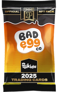 image of 2025 Panini NFT Prizm Bad Eggs Packs