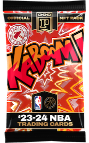 image of 2023-24 Panini NFT NBA Prizm Ausar Thompson Kaboom Packs