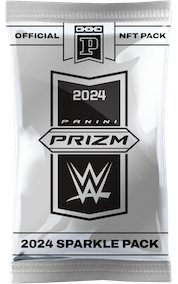 image of 2024 Panini NFT Prizm WWE White Sparkle Packs