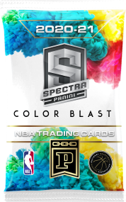 image of 2020-21 Panini NFT Blockchain Spectra Color Blast Insert Packs