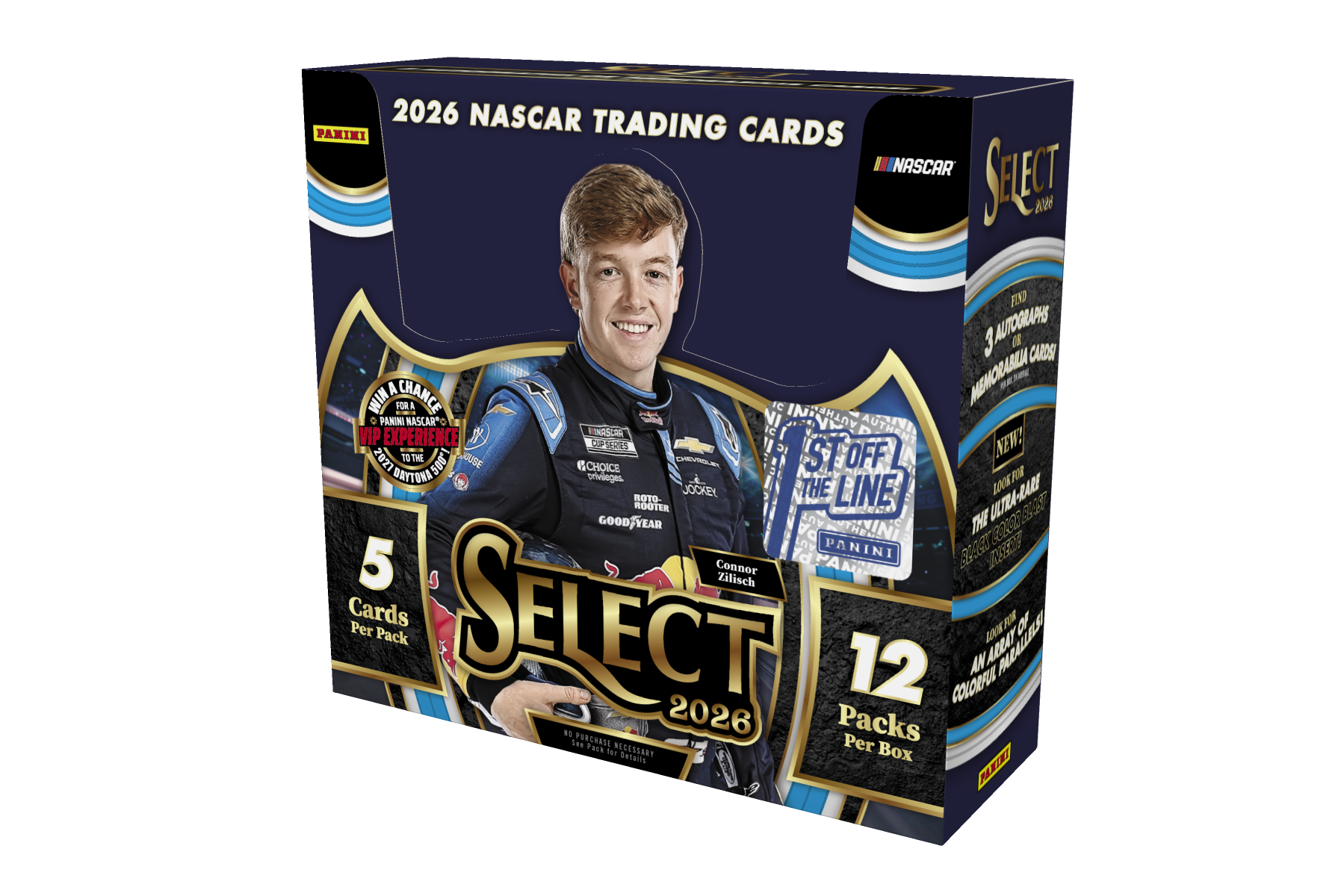 Product image 1 for - 1st off the Line 2026 Panini Select Racing Trading Card Box