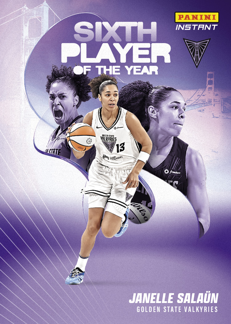 Detailed Image of Janelle Salaun - 2026 Panini Instant WNBA Sixth Player of the Year - Base Card