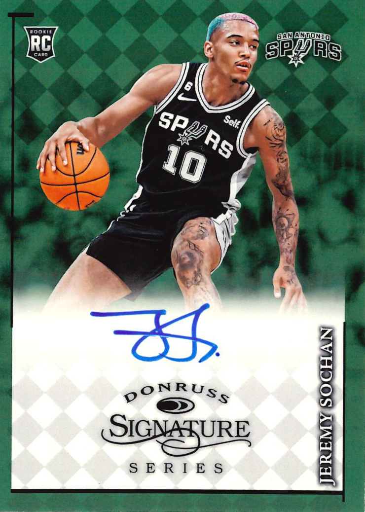 Jeremy Sochan - 2022-23 NBA Instant DONRUSS SIGNATURE SERIES 