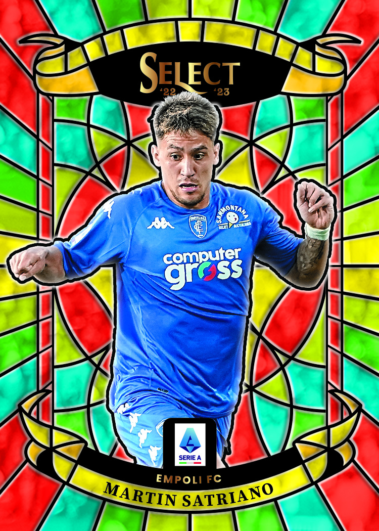 Martin Satriano - Stained Glass Panini Select Serie A 2022-23