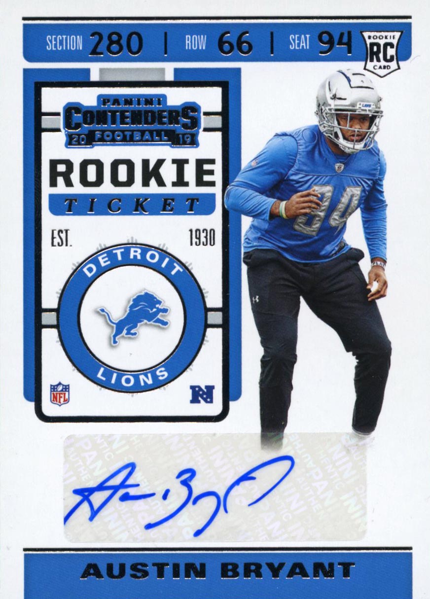 2019 Panini Contenders Season Ticket Autographs Gold #27 Austin