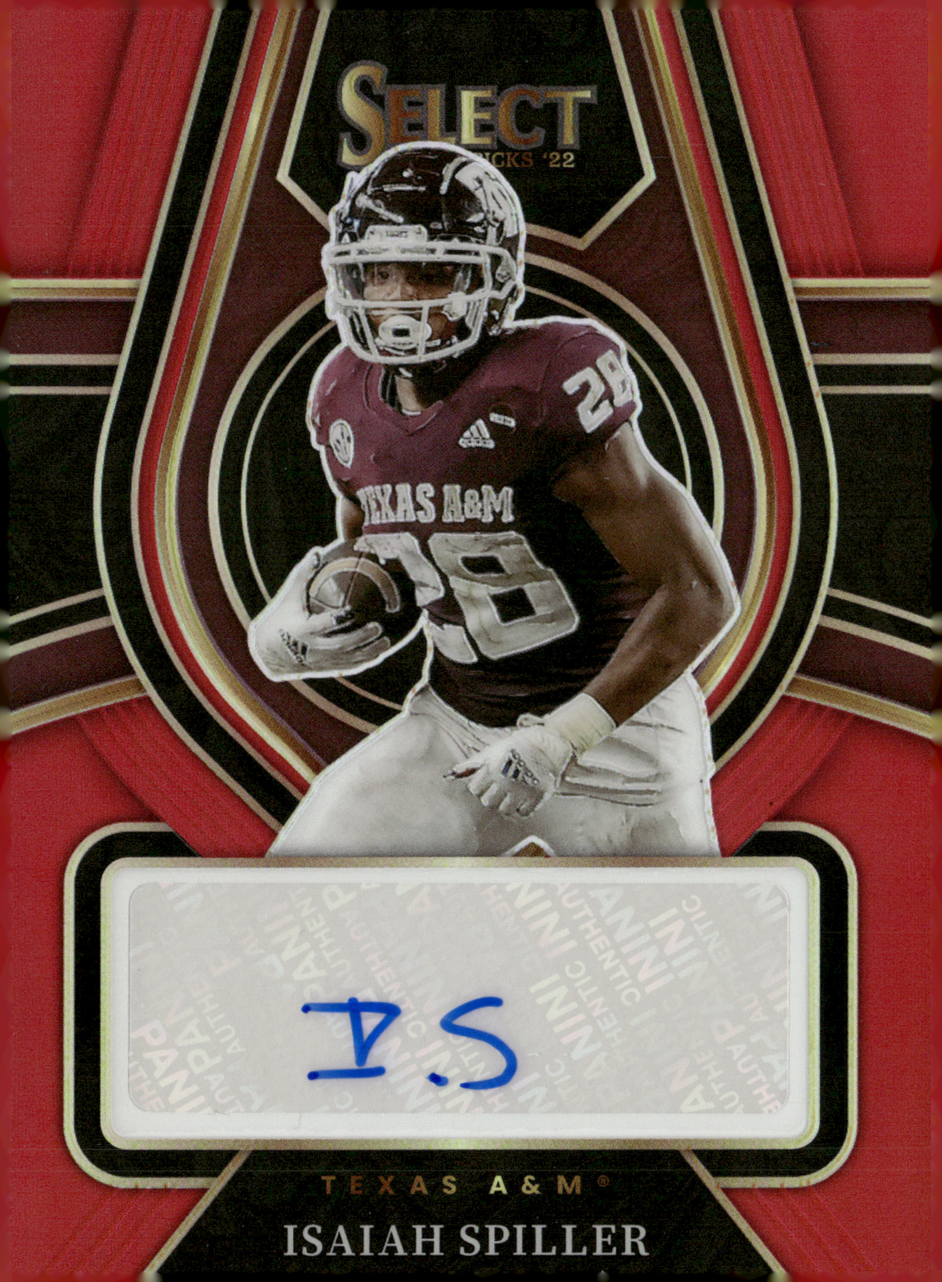 2022 Wild Card matte good Isaiah Spiller weekend warriors 5/5