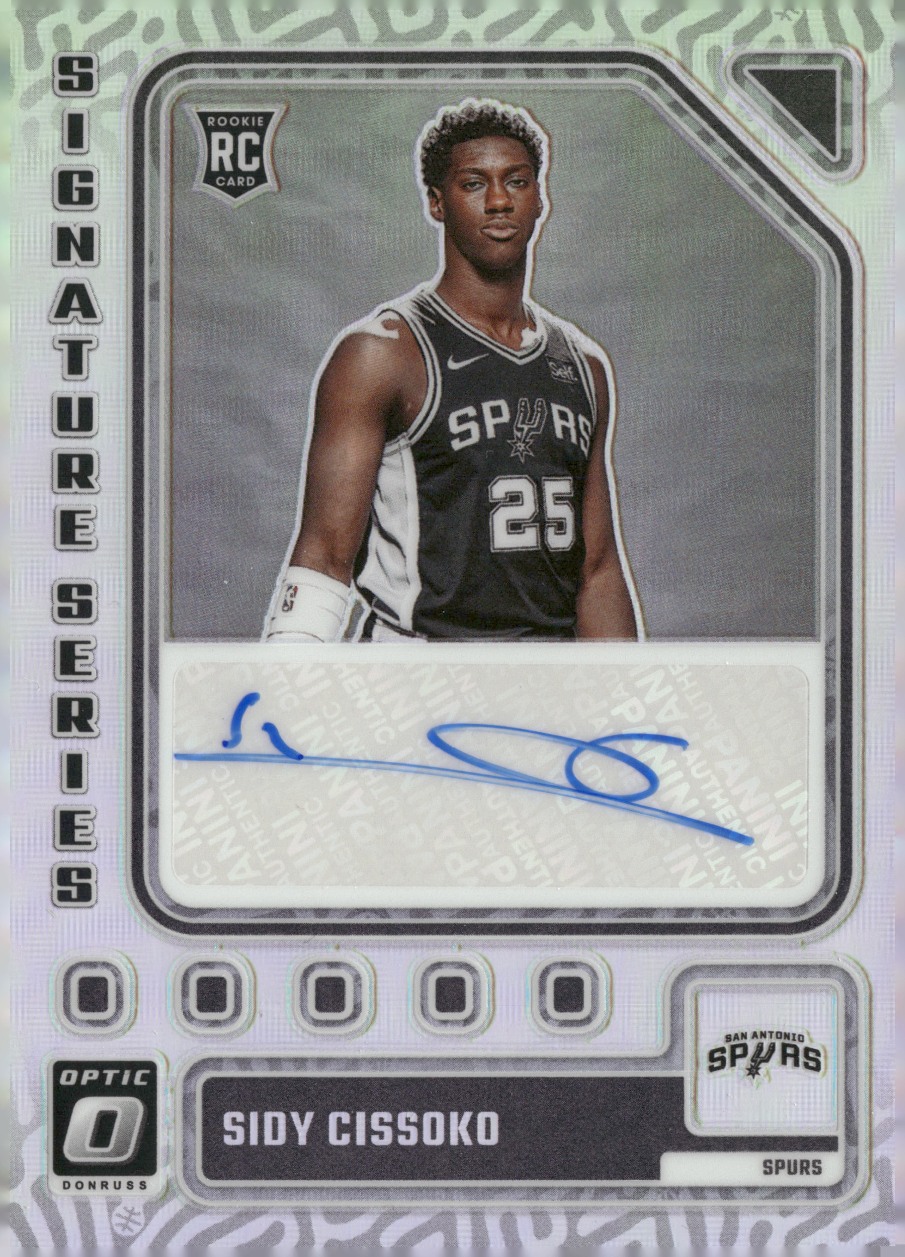 Sidy Cissoko - 2023-24 Donruss Optic Signatures Series Holo