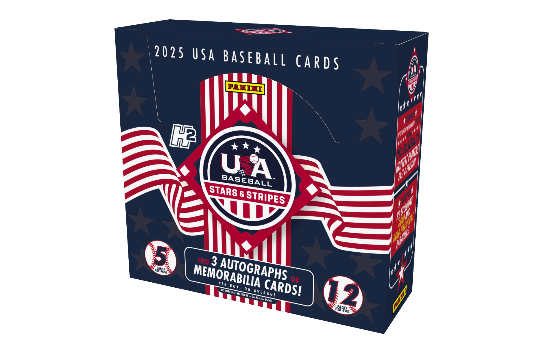 2025 Panini USA Stars & Stripes Baseball Trading Card Box 2025 Panini USA Stars & Stripes Baseball Trading Card Box